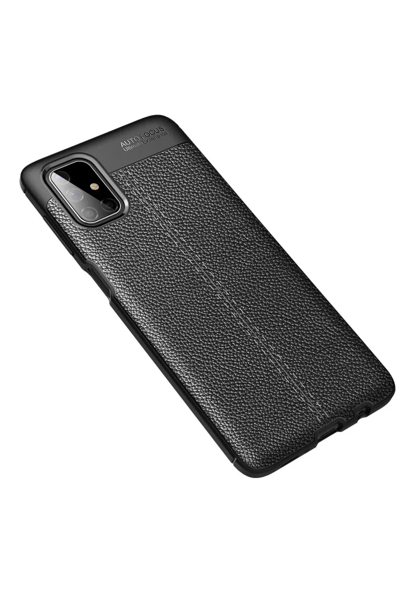 Newface Samsung Galaxy M51 Kılıf Auto Focus Kapak - Siyah