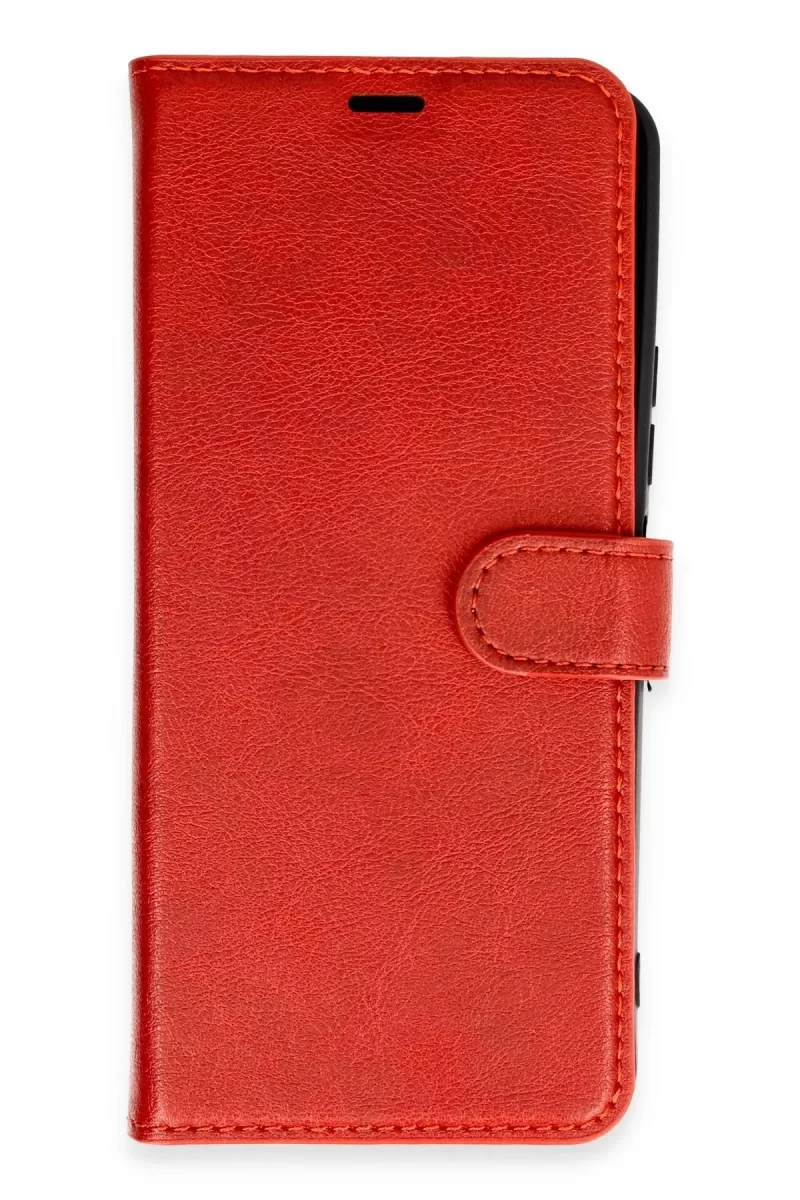 Newface Xiaomi Redmi 13 4G Kılıf Trend S Plus Kapaklı Kılıf - Kırmızı