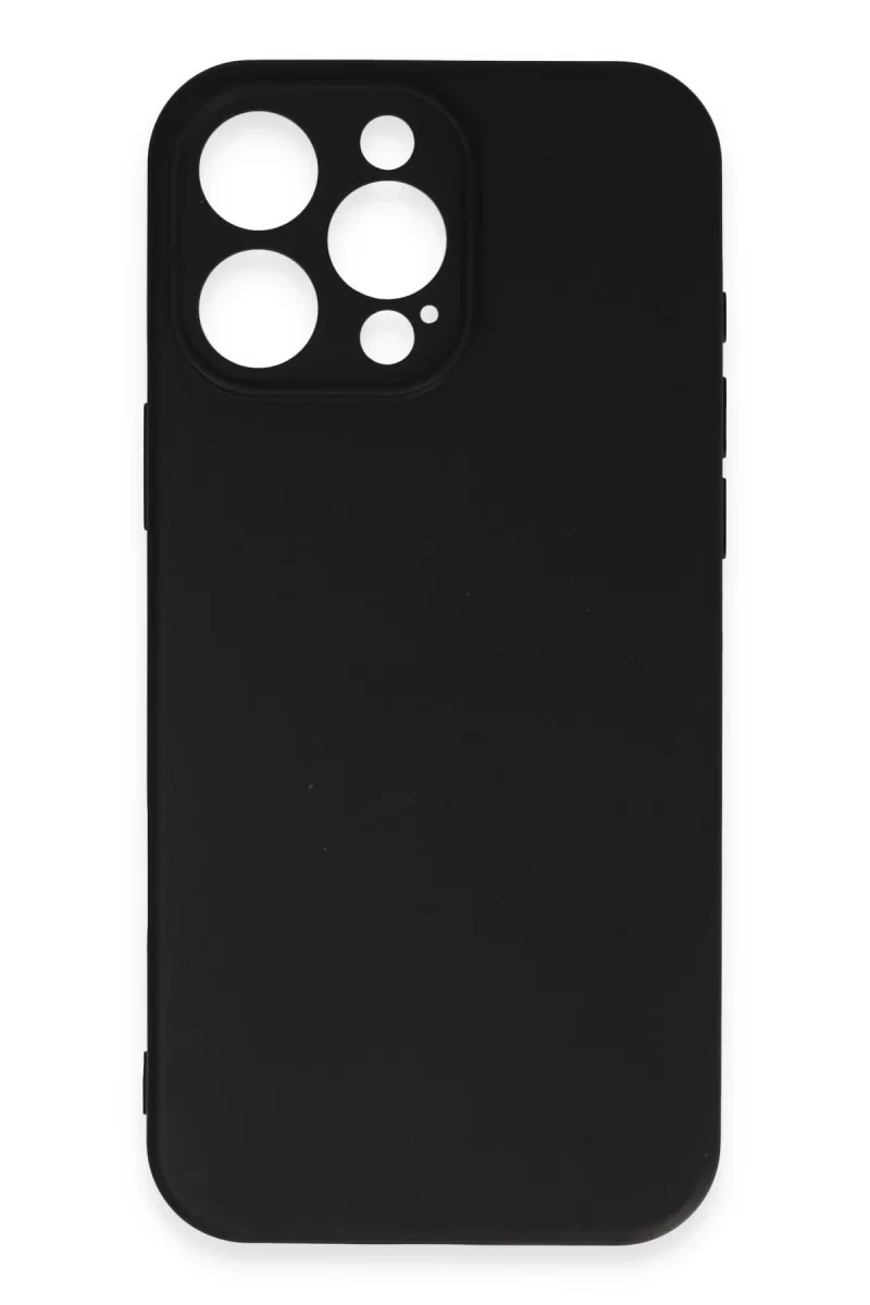 Newface Apple iPhone 16 Pro Kılıf First Silikon - Siyah