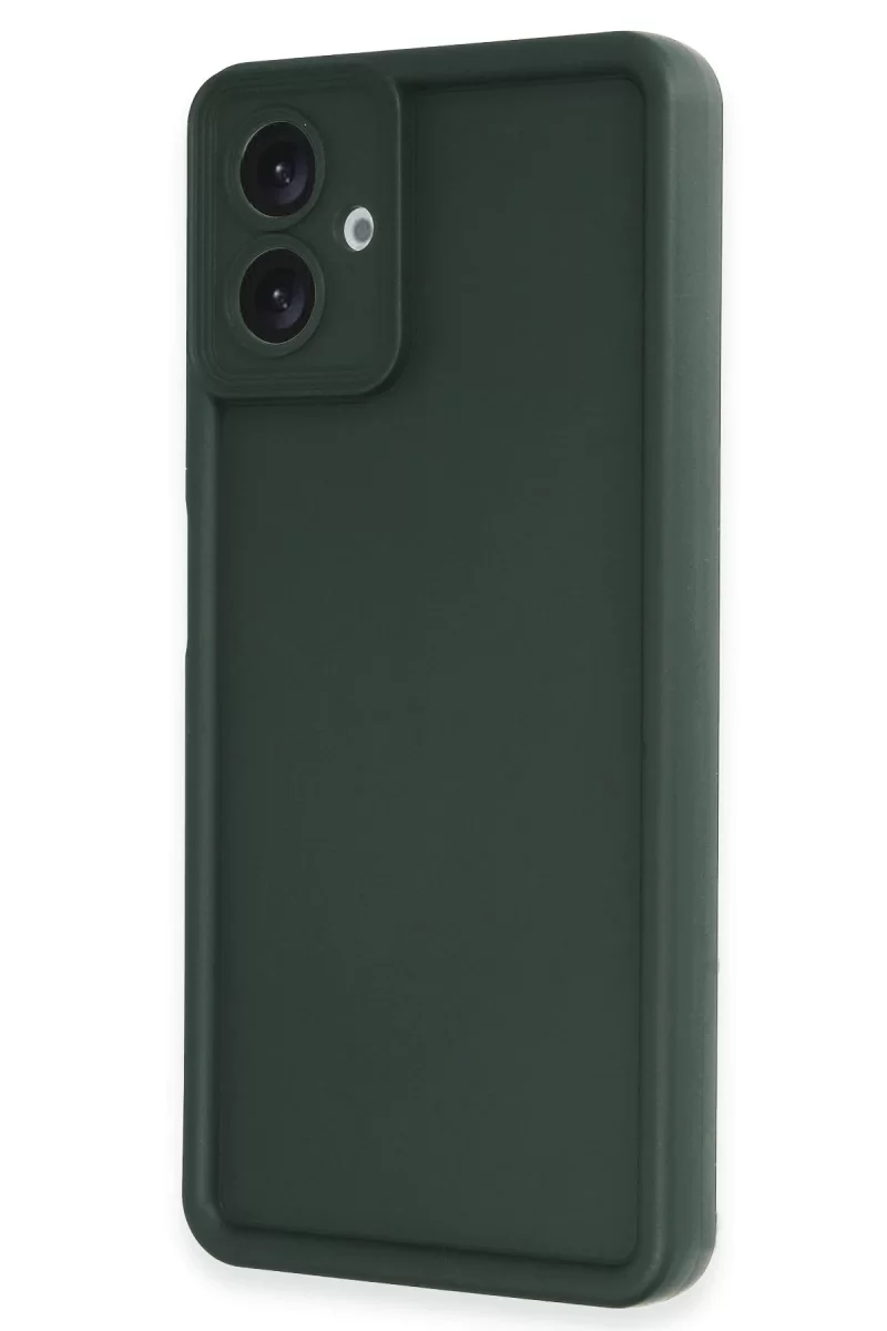 Newface Samsung Galaxy A06 Kılıf Viera Silikon - Koyu Yeşil