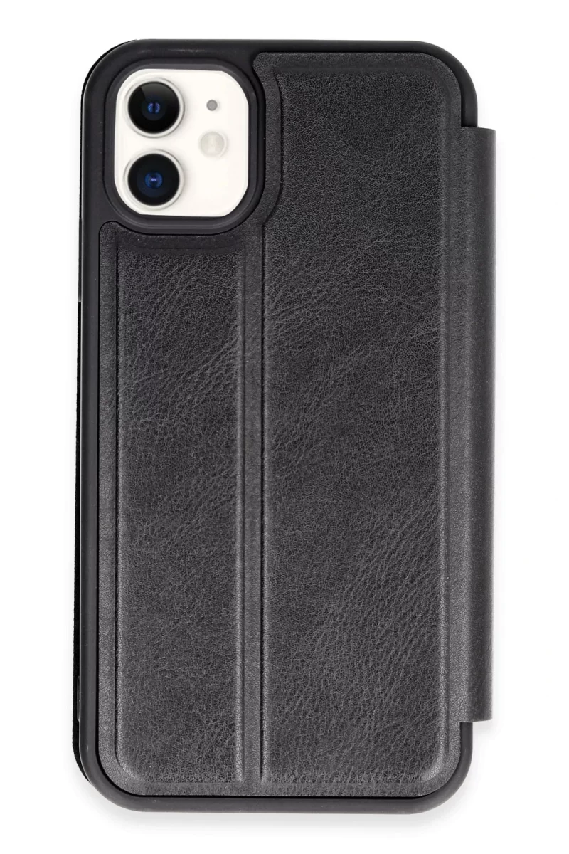 Newface Apple iPhone 11 Kılıf Flip Cover - Siyah