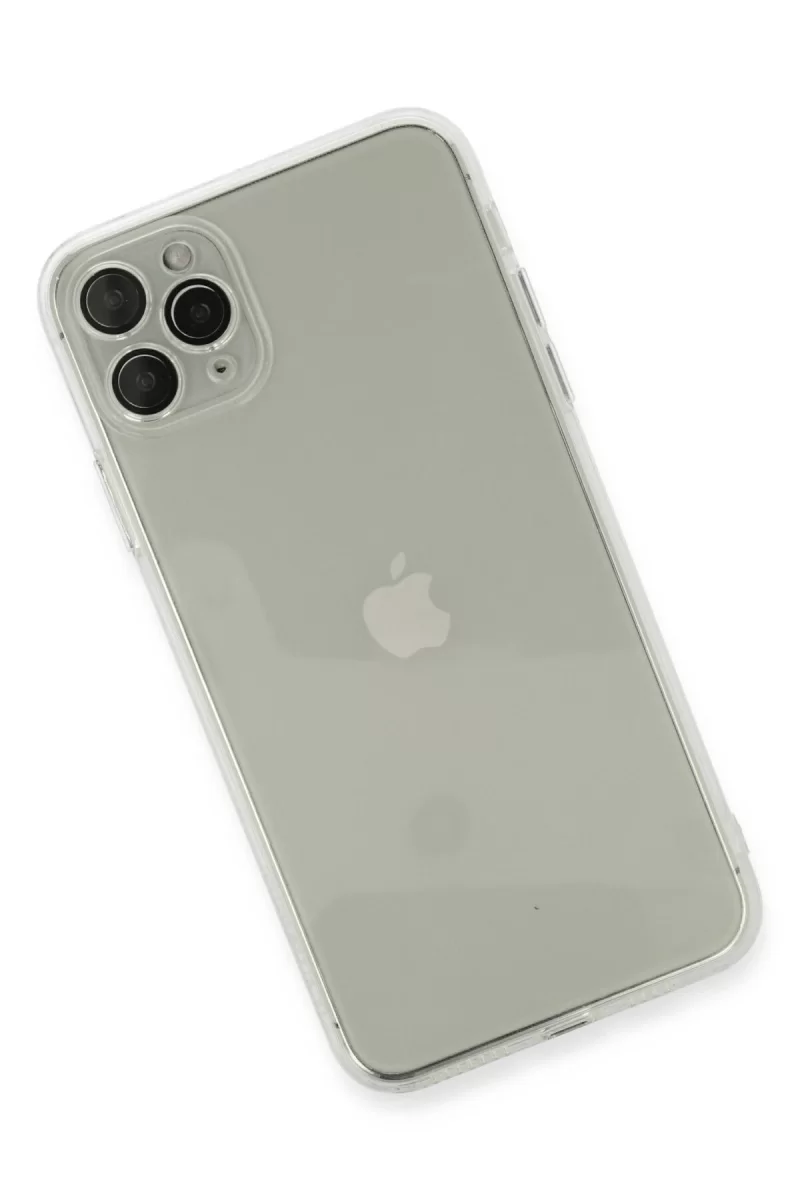 Newface Apple iPhone 11 Pro Max Kılıf Fly Lens Silikon - Şeffaf