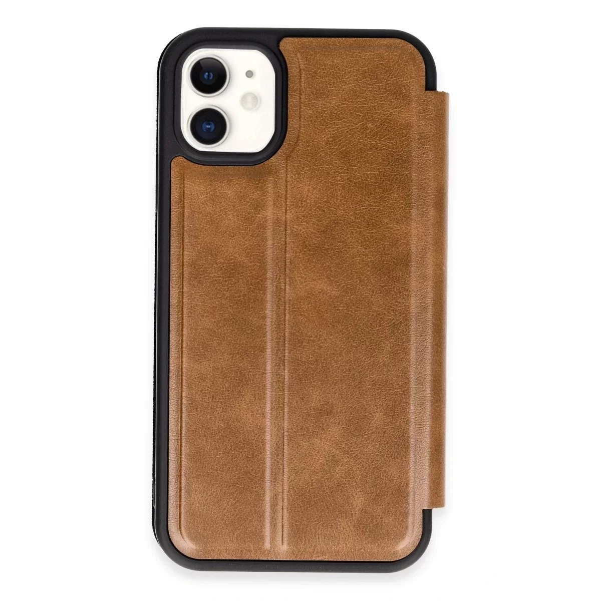 Newface Apple iPhone 11 Kılıf Flip Cover - Taba