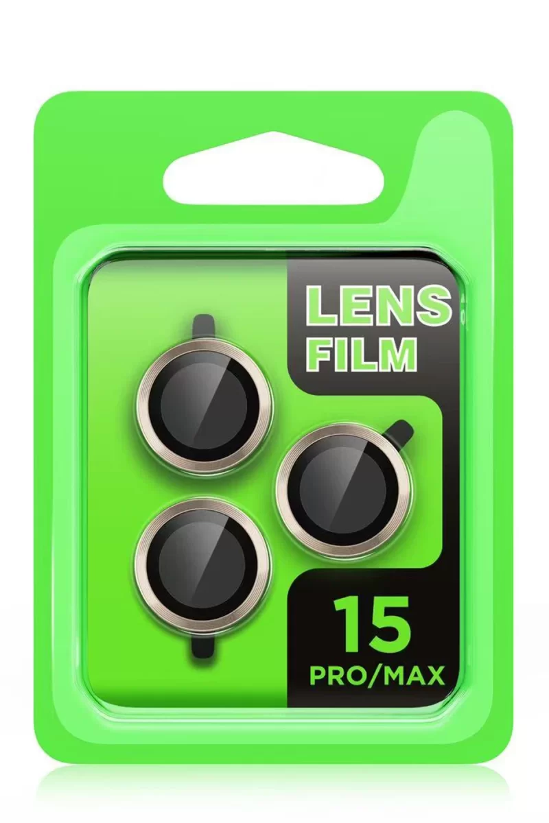 Newface Apple iPhone 15 Pro Raze Metal Kamera Lens - Lacivert