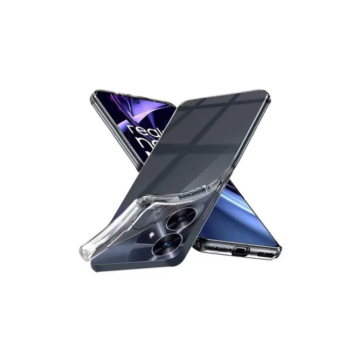 Newface Realme Note 60 Kılıf Lüx Şeffaf Silikon