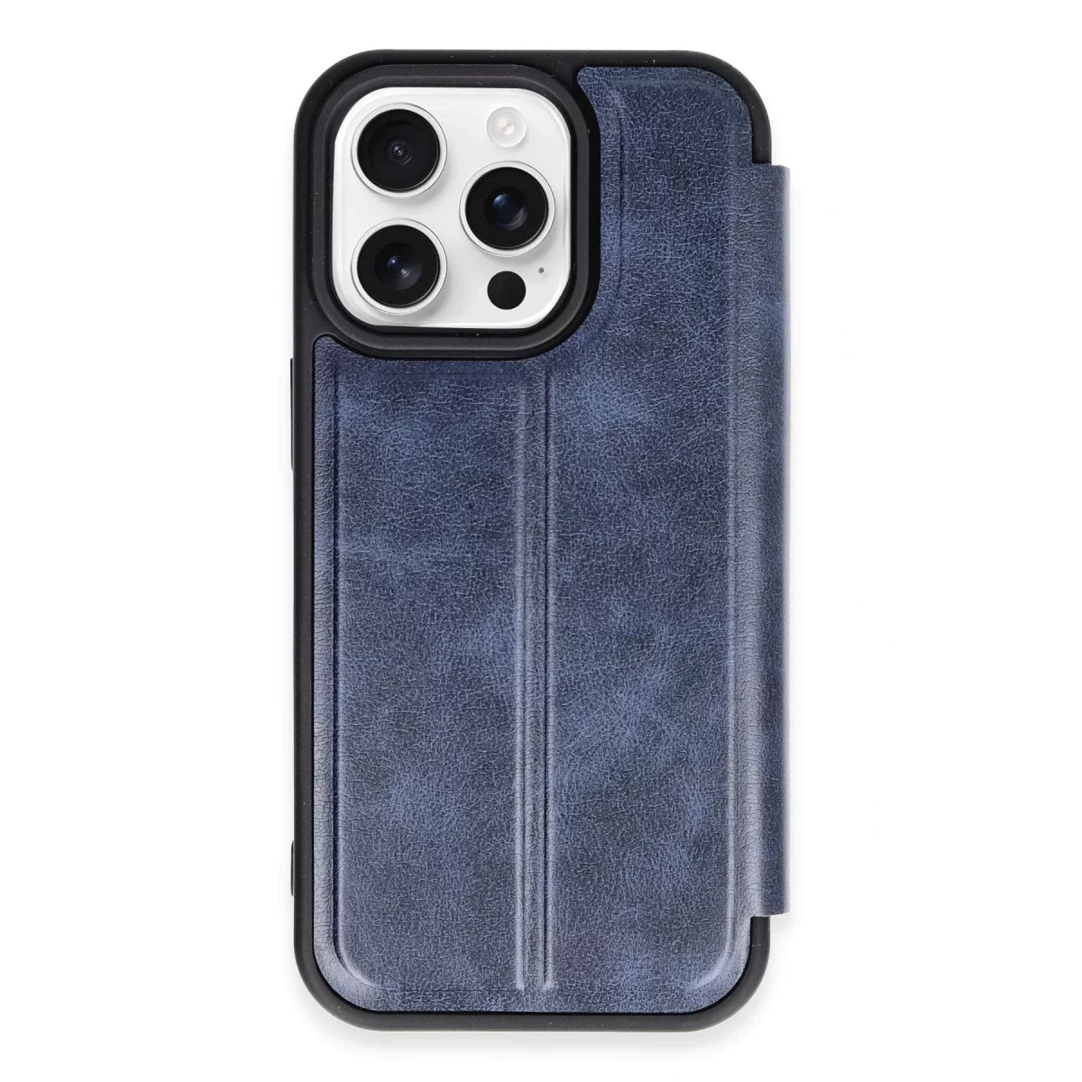 Newface Apple iPhone 14 Pro Kılıf Flip Cover - Lacivert
