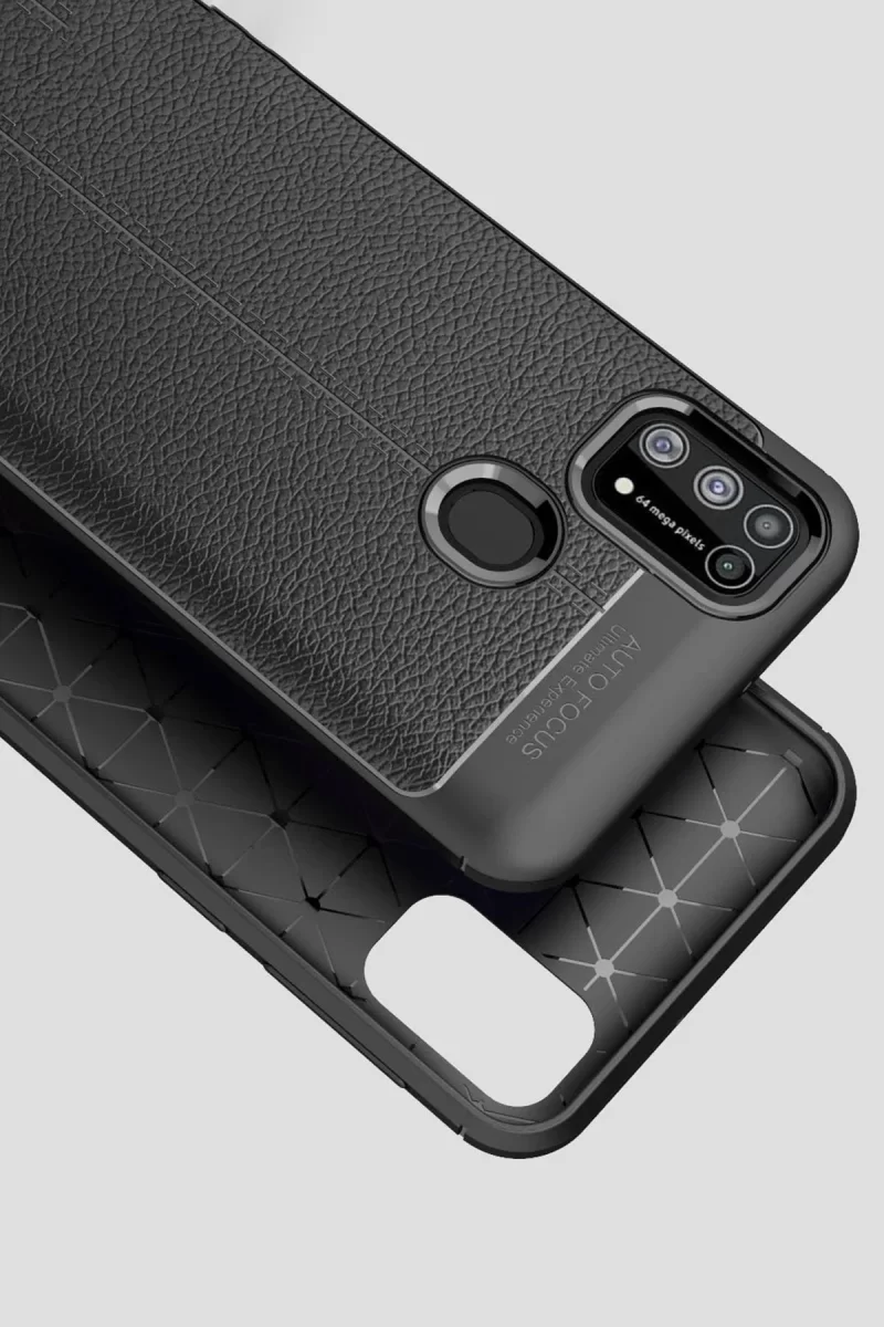 Newface Samsung Galaxy M31 Kılıf Auto Focus Kapak - Kırmızı