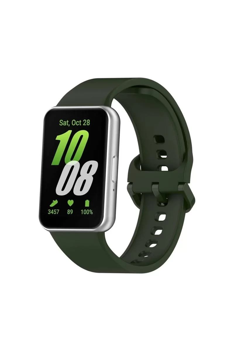 Newface Samsung Galaxy Fit 3 Klasik Kordon - Haki Yeşil