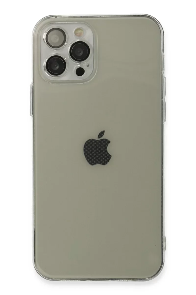 Newface Apple iPhone 12 Pro Kılıf Fly Lens Silikon - Şeffaf