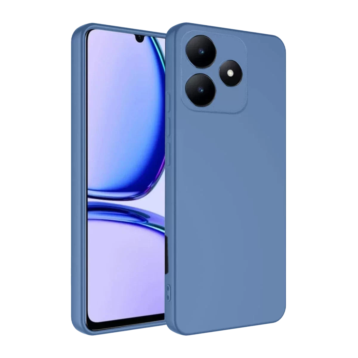 Newface Realme C61 Kılıf First Silikon - Mavi