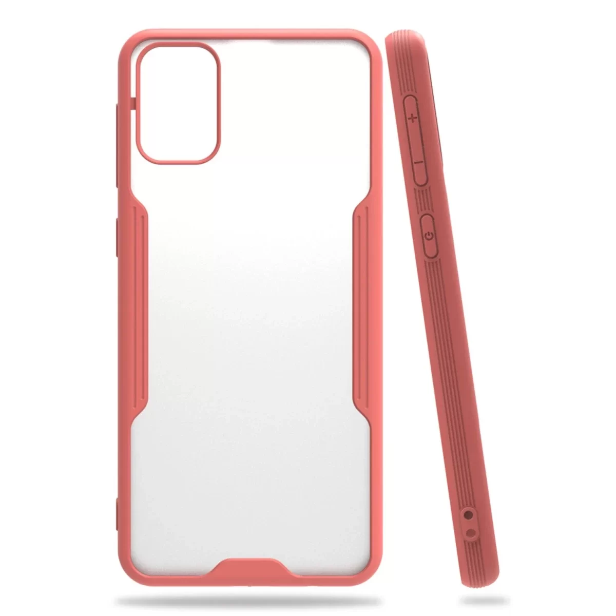 Newface Samsung Galaxy M31 Kılıf Platin Silikon - Pembe