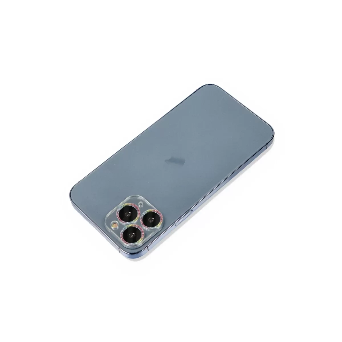Newface Apple iPhone 11 Pro Shine Kamera Lens Koruma Cam - Rainbow