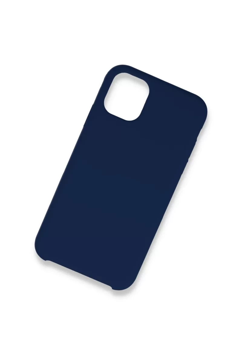 Newface Apple iPhone 11 Pro Max Kılıf Lansman Legant Silikon - Lacivert