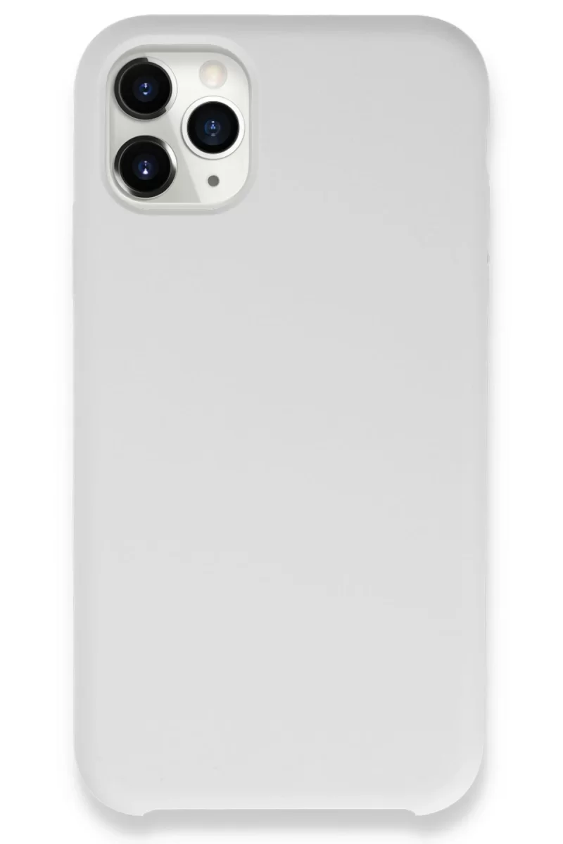 Newface Apple iPhone 11 Pro Max Kılıf Lansman Legant Silikon - Beyaz