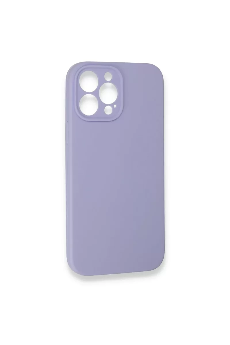 Newface Apple iPhone 13 Pro Max Kılıf Lansman Legant Silikon - Lila