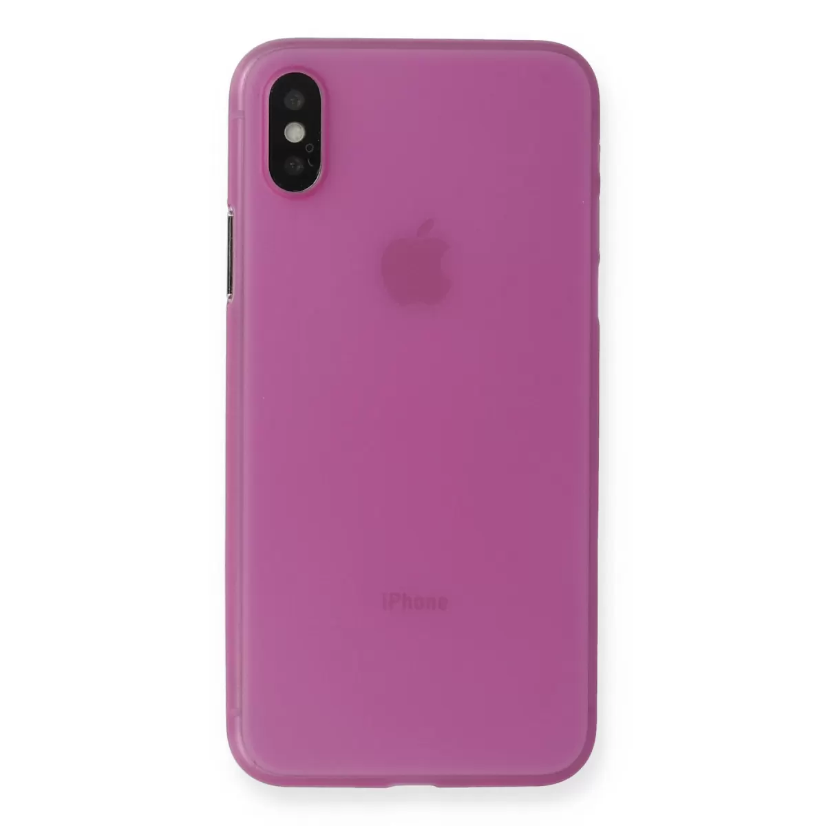 Newface Apple iPhone XS Max Kılıf PP Ultra İnce Kapak - Pembe