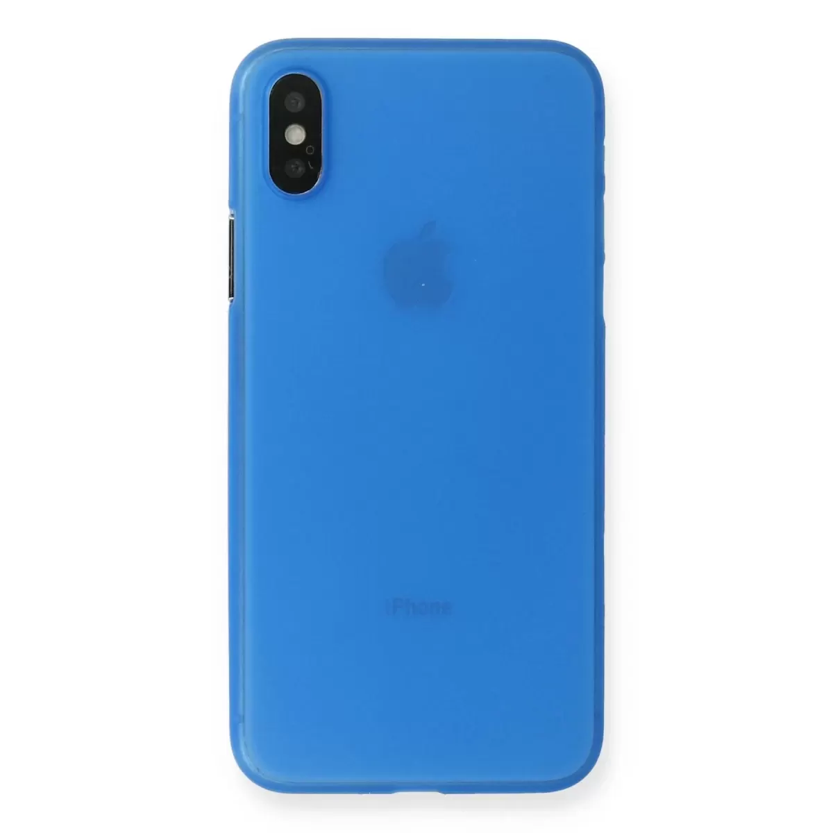 Newface Apple iPhone XS Max Kılıf PP Ultra İnce Kapak - Mavi