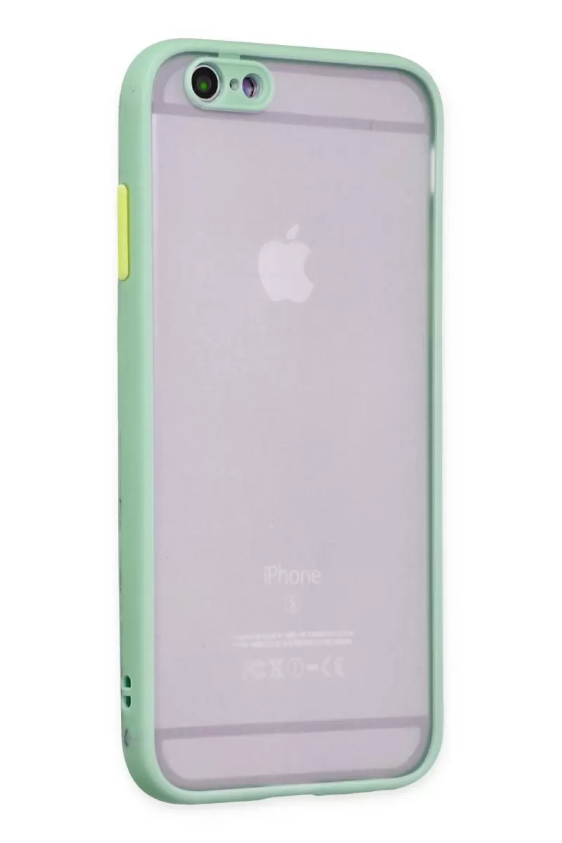 Newface Apple iPhone 6 Kılıf Montreal Silikon Kapak - Turkuaz