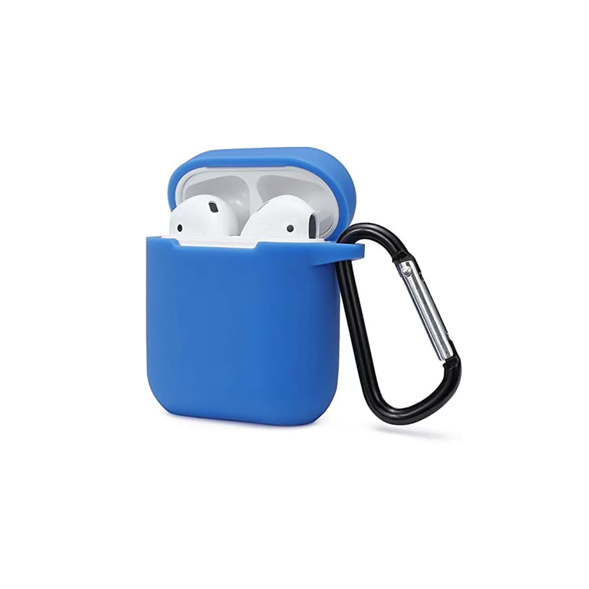 Newface Apple Airpods 2 (2.nesil) Sert Silikon Kılıf - Mavi