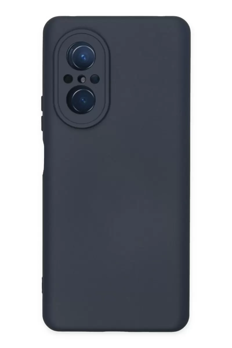 Newface Huawei Nova 9 SE Kılıf Nano içi Kadife Silikon - Lacivert