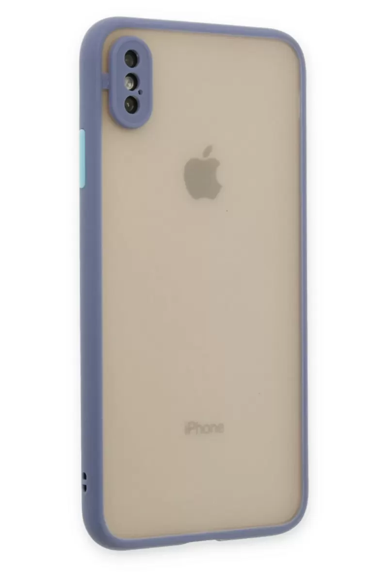 Newface Apple iPhone X Kılıf Montreal Silikon Kapak - Gri