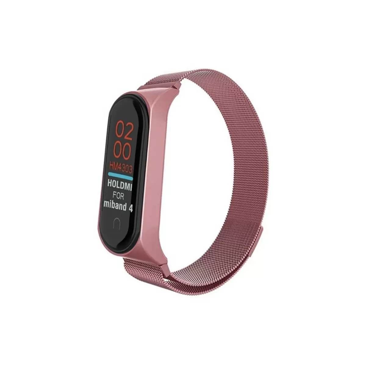 Newface Xiaomi Mi Band 4 Metal Mıknatıslı Kordon - Rose
