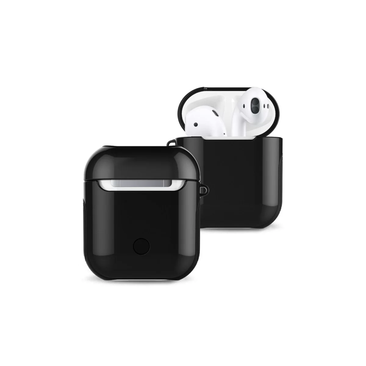 Newface Apple Airpods 2 (2.nesil) 3in1 Kılıf - Siyah