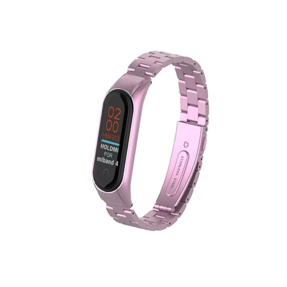 Newface Xiaomi Mi Band 4 Metal Baklalı Kordon - Rose