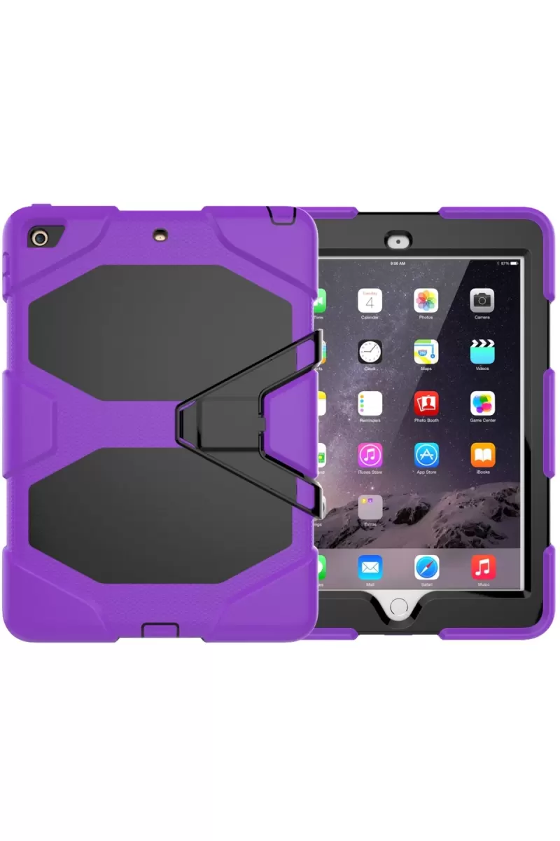 Newface Apple iPad 5 Air 9.7 Kılıf Griffin Tablet Kapak - Mor