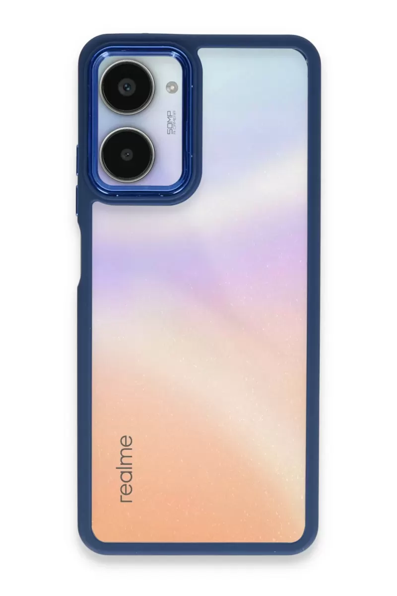 Newface Realme 10 Pro 5G Kılıf Dora Kapak - Mavi