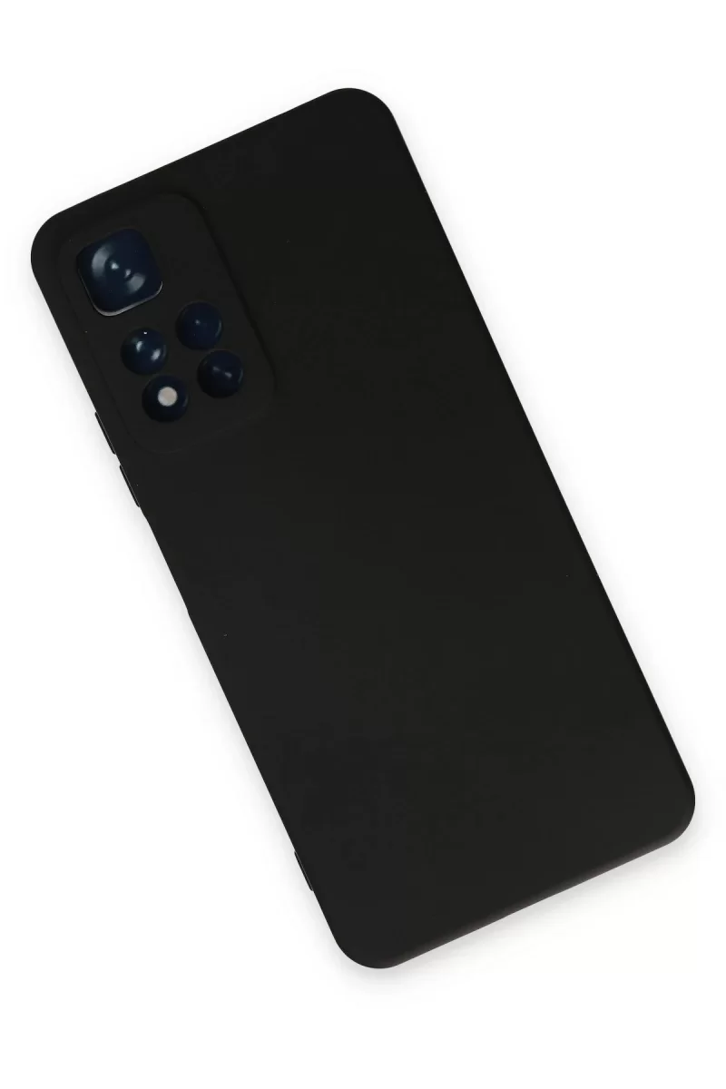 Newface Xiaomi Redmi Note 11 Pro Plus 5G Kılıf Nano içi Kadife Silikon - Siyah