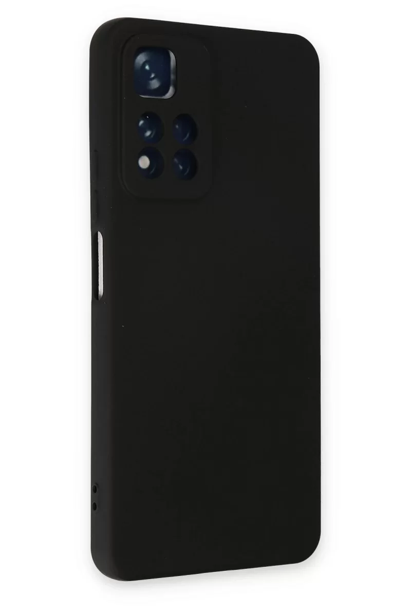 Newface Xiaomi Redmi Note 11 Pro Plus 5G Kılıf Nano içi Kadife Silikon - Siyah
