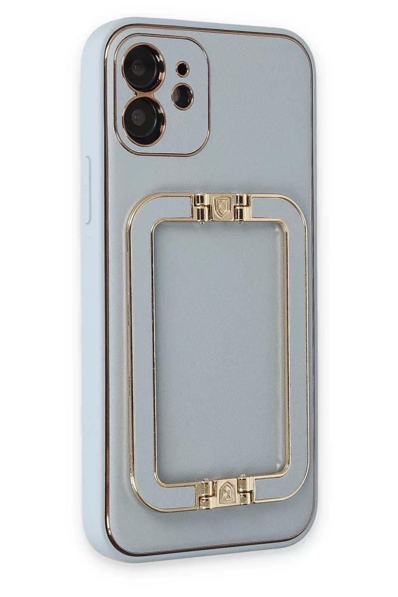 Newface Apple iPhone 12 Kılıf Coco Elit Kapak - Turkuaz