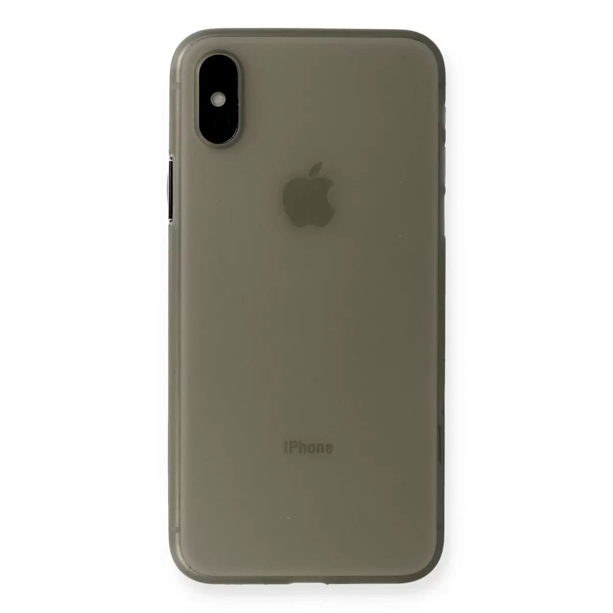 Newface Apple iPhone XS Max Kılıf PP Ultra İnce Kapak - Gri