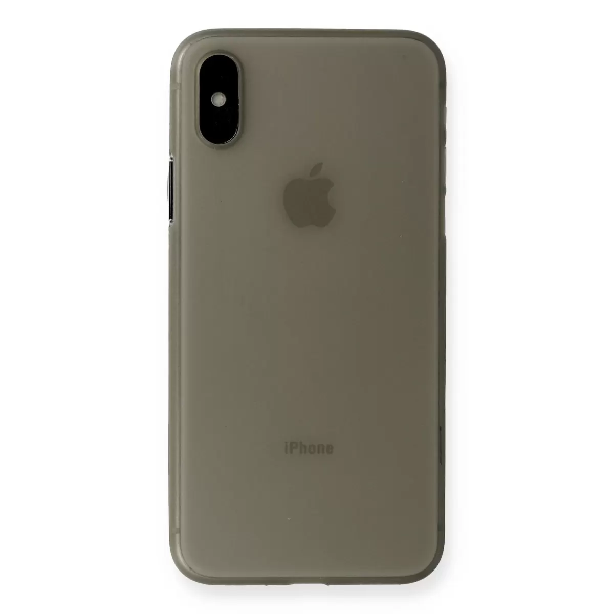 Newface Apple iPhone XS Max Kılıf PP Ultra İnce Kapak - Gri