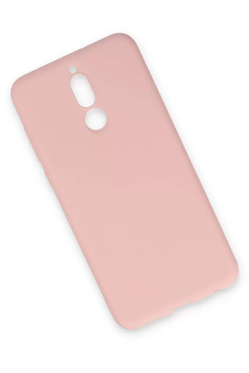 Newface Huawei Mate 10 Lite Kılıf Nano içi Kadife Silikon - Pudra