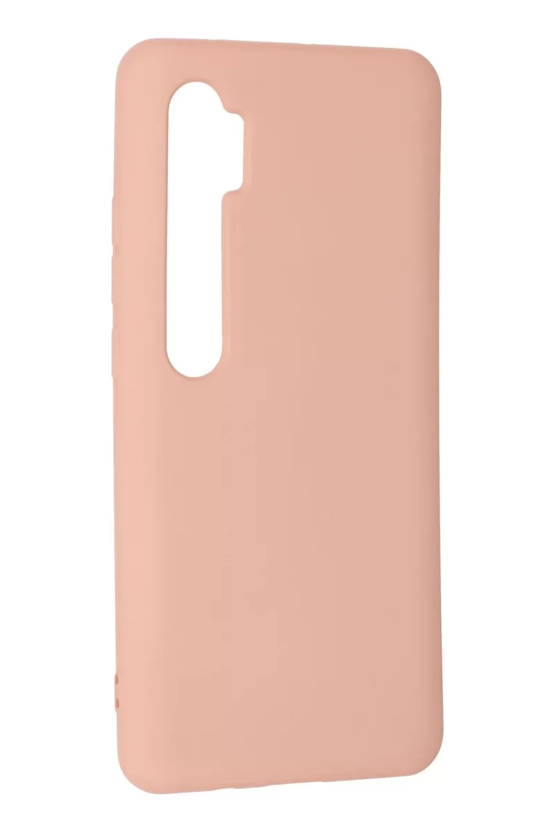 Newface Xiaomi Mi Note 10 Lite Kılıf Nano içi Kadife Silikon - Pudra