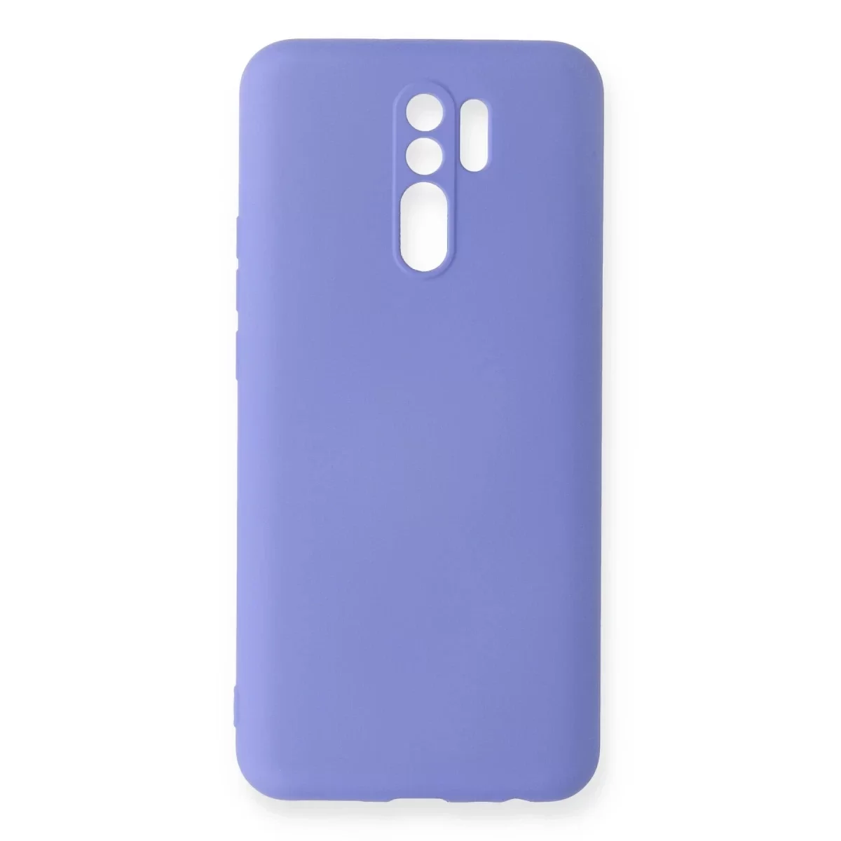 Newface Xiaomi Redmi 9 Kılıf Nano içi Kadife Silikon - Lila