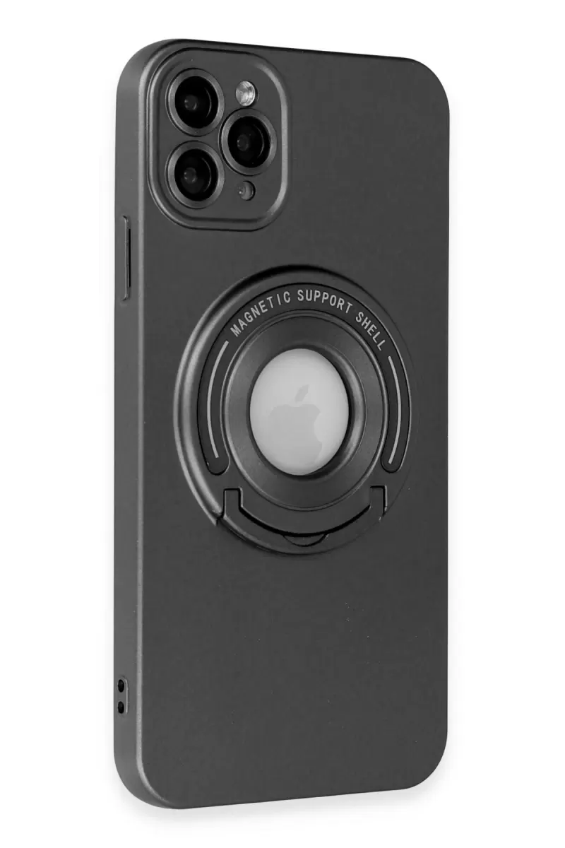 Newface Apple iPhone 12 Pro Kılıf Lukka Magneticsafe Kapak - Siyah