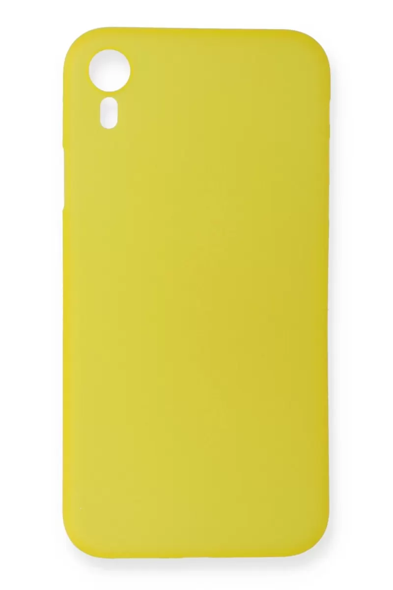 Newface Apple iPhone XR Kılıf PP Ultra İnce Kapak - Sarı