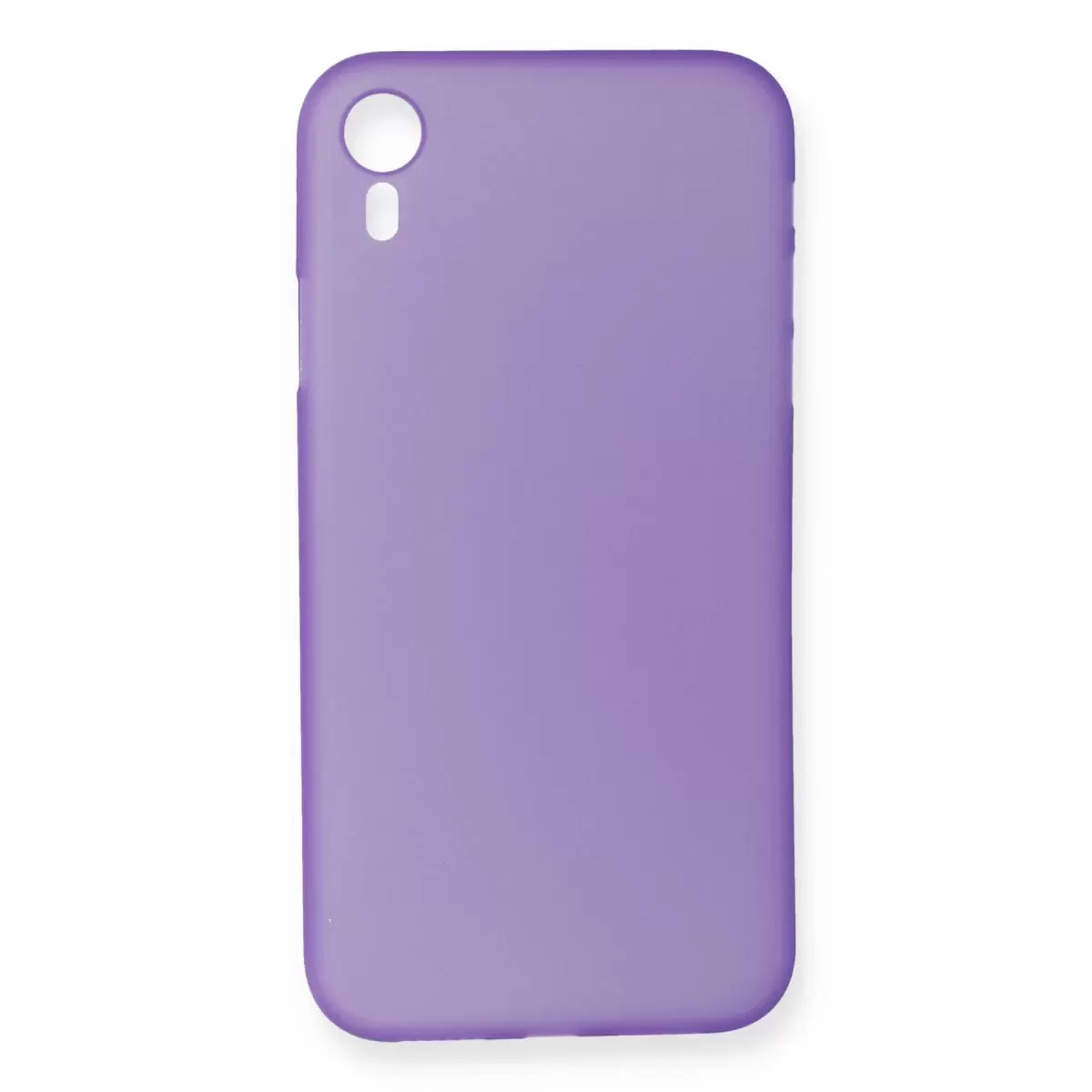 Newface Apple iPhone XR Kılıf PP Ultra İnce Kapak - Mor