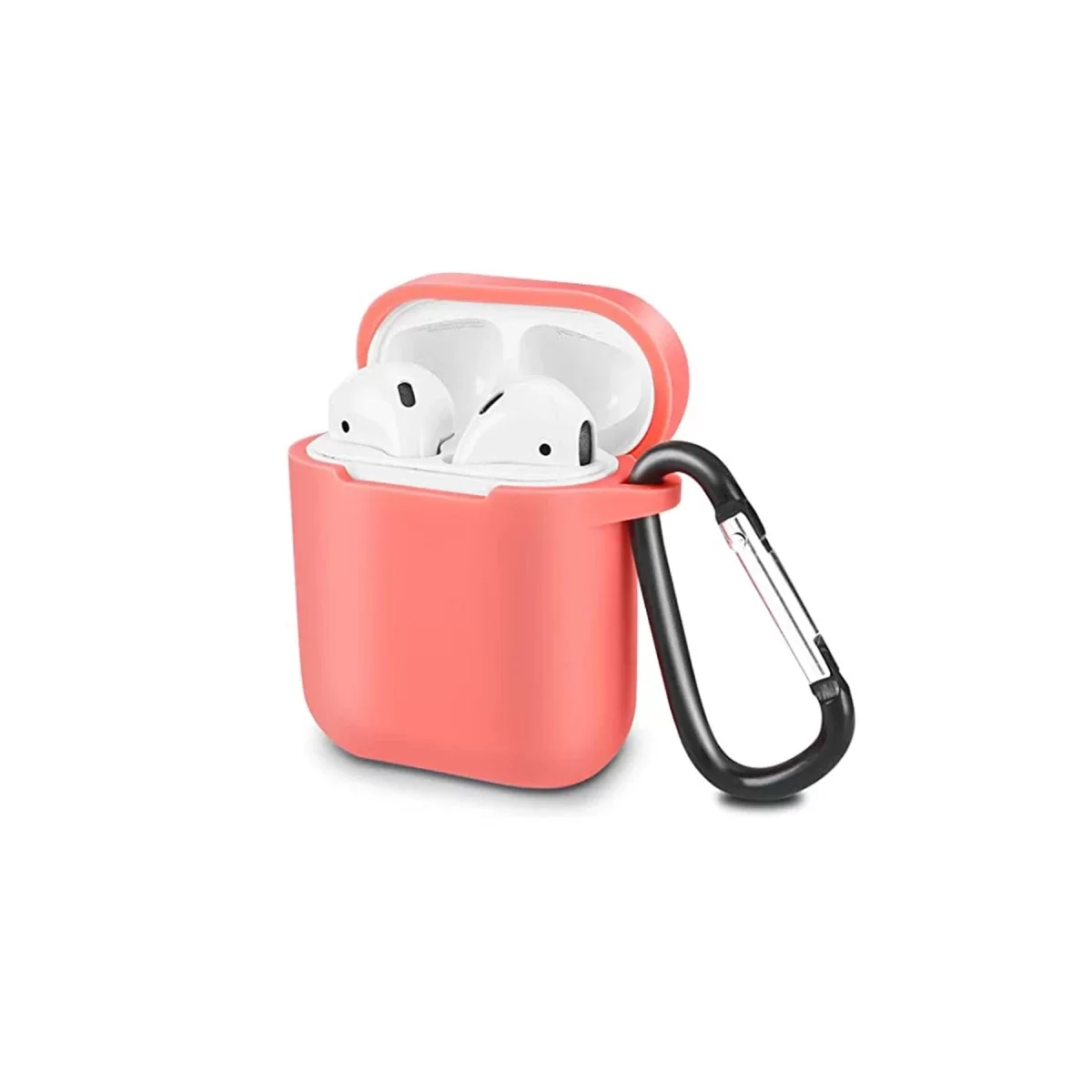 Newface Apple Airpods 2 (2.nesil) Sert Silikon Kılıf - Fuşya