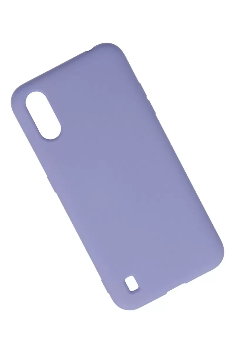 Newface Samsung Galaxy A01 Kılıf Nano içi Kadife Silikon - Lila
