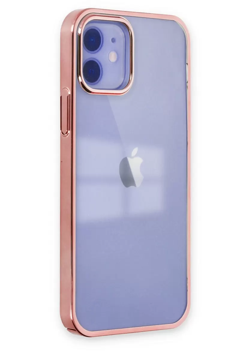 Newface Apple iPhone 12 Kılıf Element Silikon - Pembe