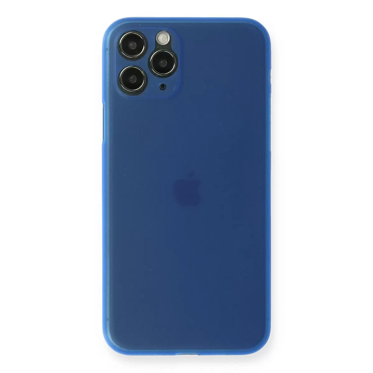 Newface Apple iPhone 11 Pro Max Kılıf PP Ultra İnce Kapak - Mavi