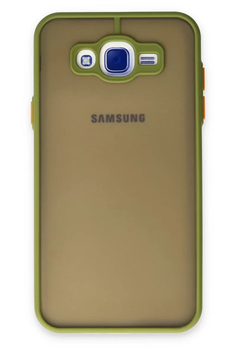 Newface Samsung Galaxy J7 Kılıf Montreal Silikon Kapak - Açık Yeşil