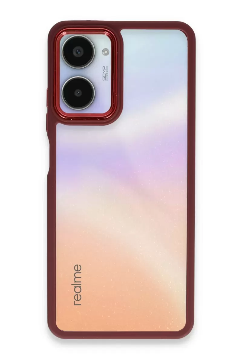 Newface Realme 10 Pro 5G Kılıf Dora Kapak - Kırmızı