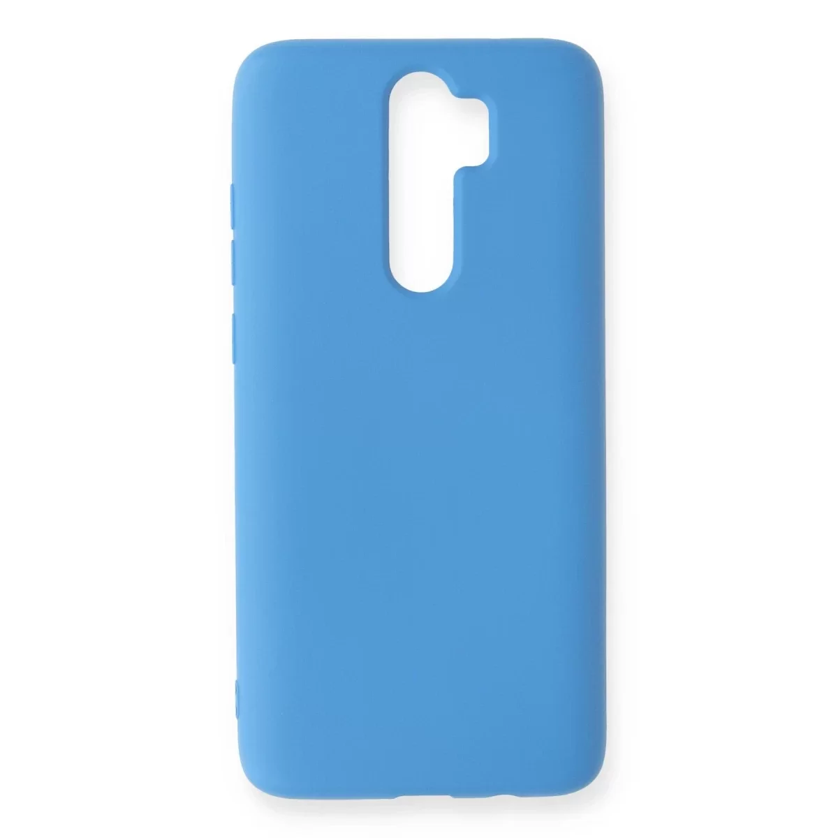 Newface Xiaomi Redmi Note 8 Pro Kılıf Nano içi Kadife Silikon - Mavi