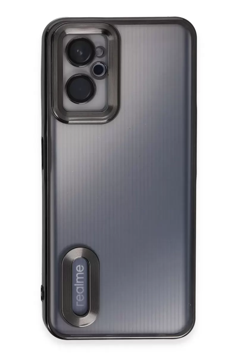 Newface Realme 9i 4G Kılıf Slot Silikon - Siyah
