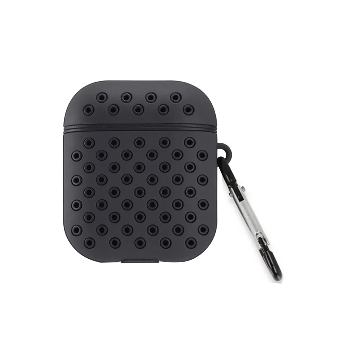 Newface Apple Airpods 2 (2.nesil) Spor Delikli Kılıf - Siyah-Siyah